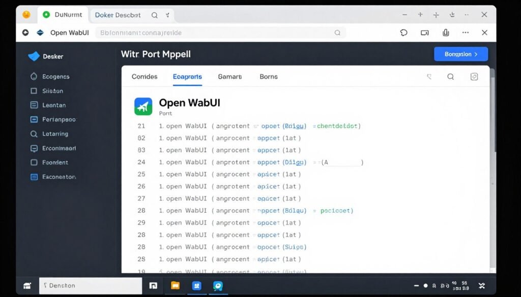 Open WebUI Docker deployment