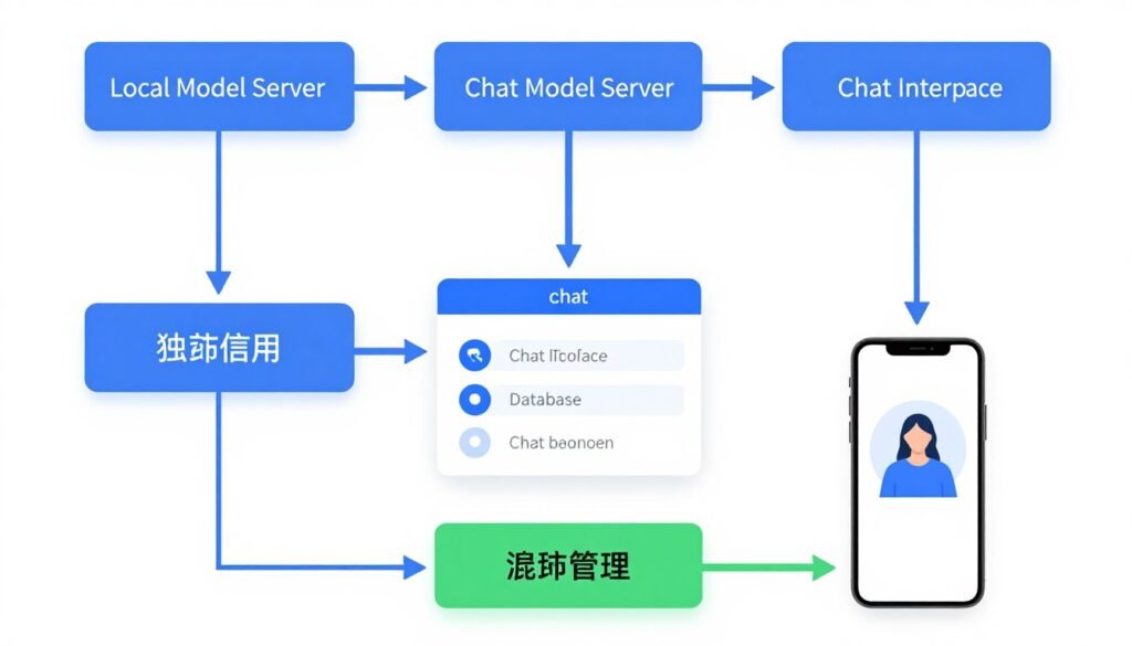 Self-hosted AI girlfriend architecture diagram