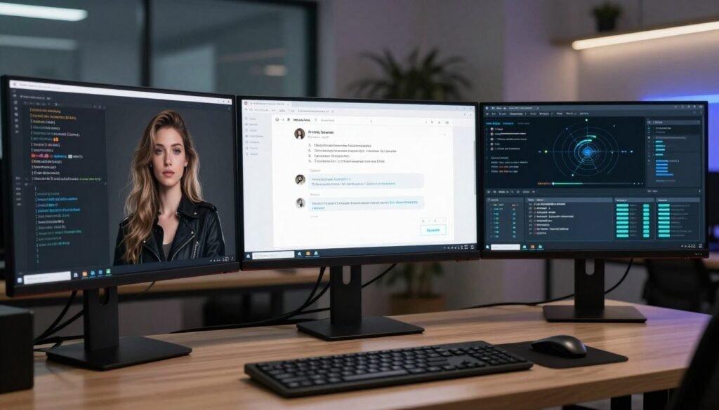 Self-hosted AI girlfriend setup on computer