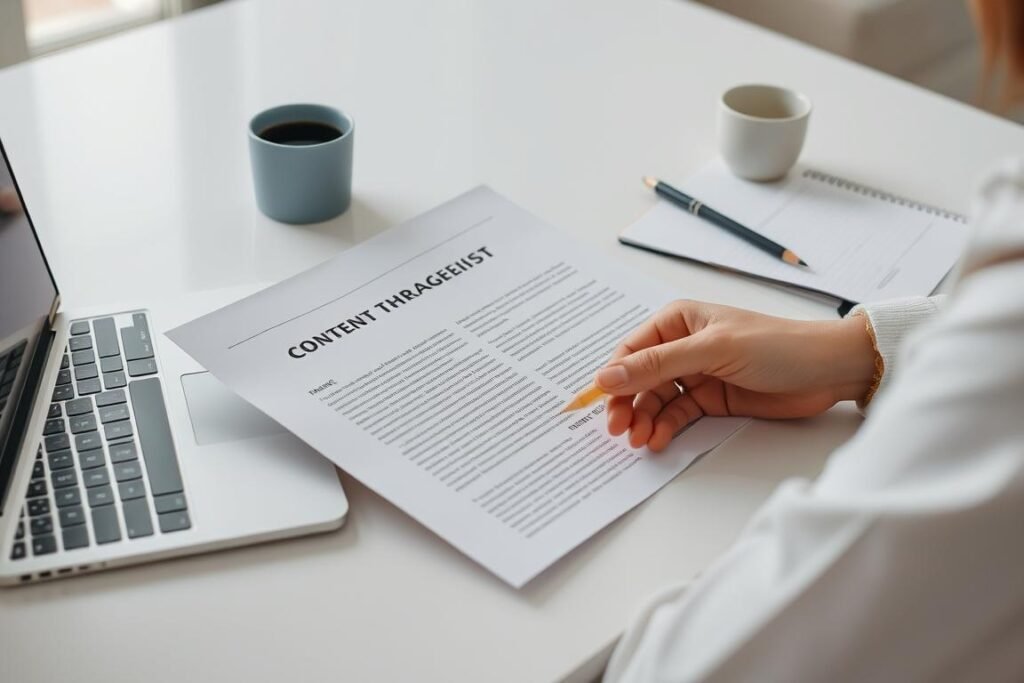 content planner mapping a real life article CTA content planner mapping a real life article CTA